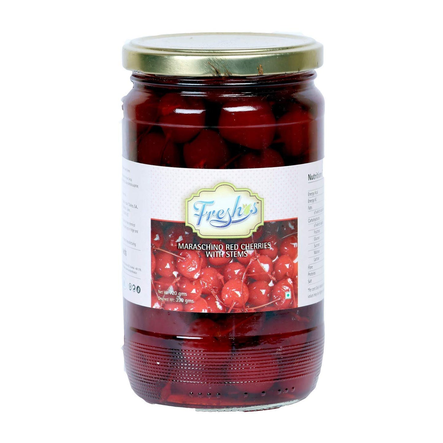 Freshos Maraschino Red Cherries  Freshos  720 Gm