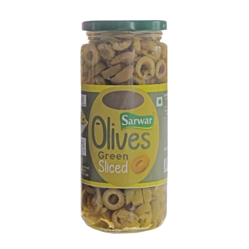 Sarwar Green Olives, 450g