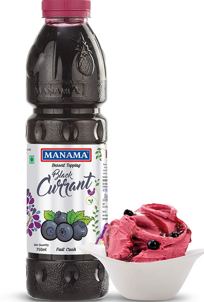 Manama Black Current Flavored Crush,1Ltr