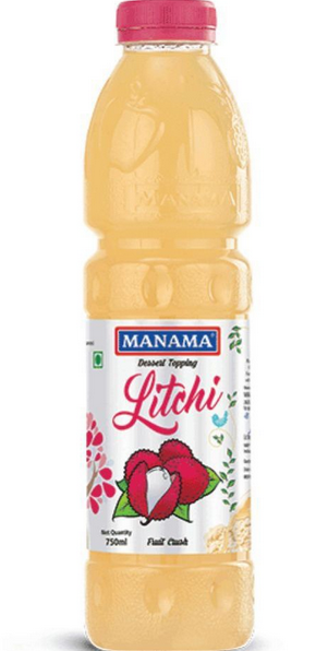 Manama Litchi Flavored Crush,1Ltr